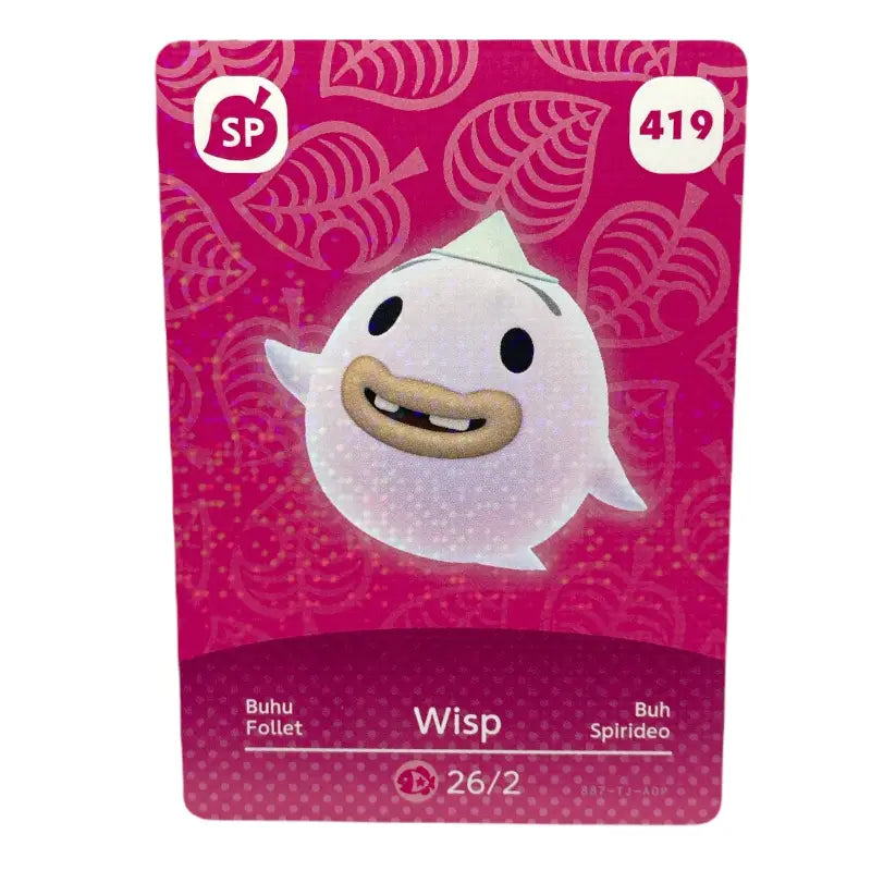 Animal Crossing Nintendo Buhu | Wisp 419 | Amiibo - 1