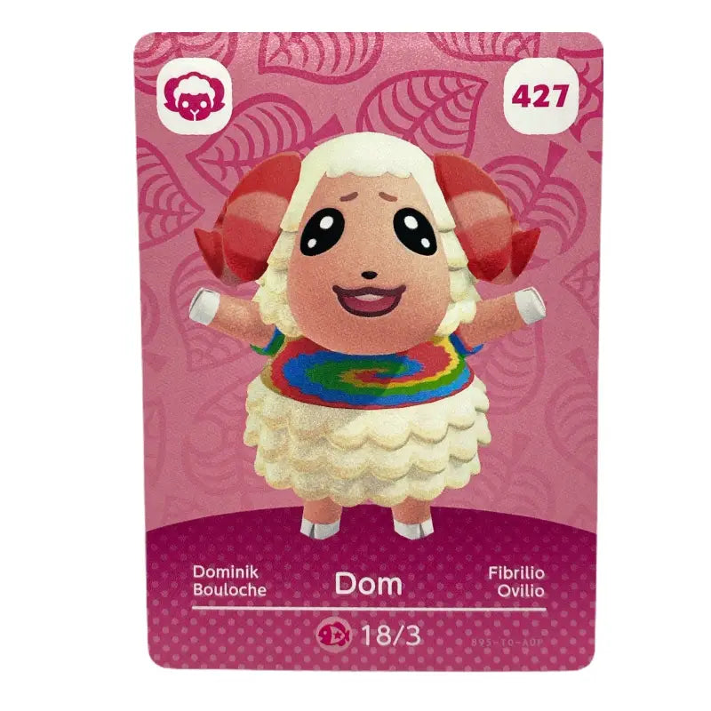 Animal Crossing Nintendo Dominik | Dom 427 Amiibo - 1