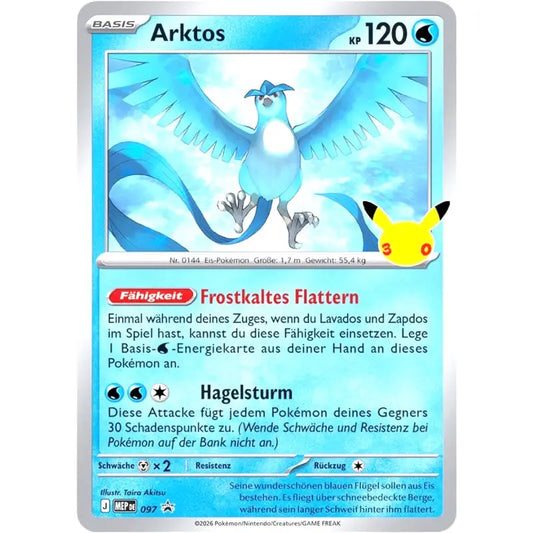 Arktos Card für das Pokémon Trading Game - 1