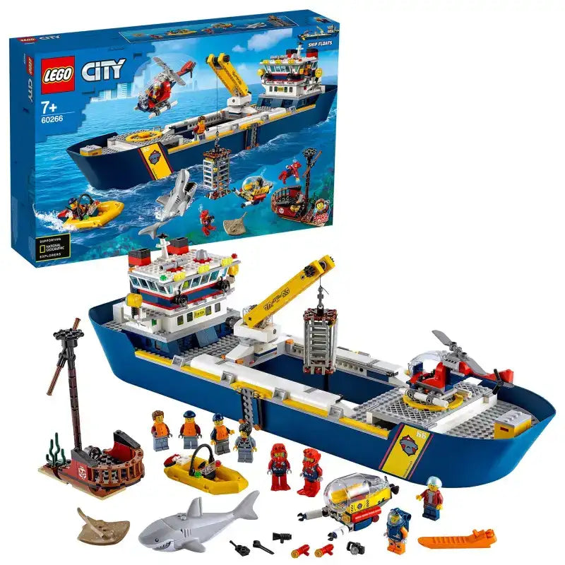 LEGO 60266 City Meeresforschungsschiff schwimmendes - 1