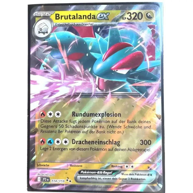 Brutalanda ex 114/159 - Reisegefährten - Pokemon Karten - TradingToys - 1