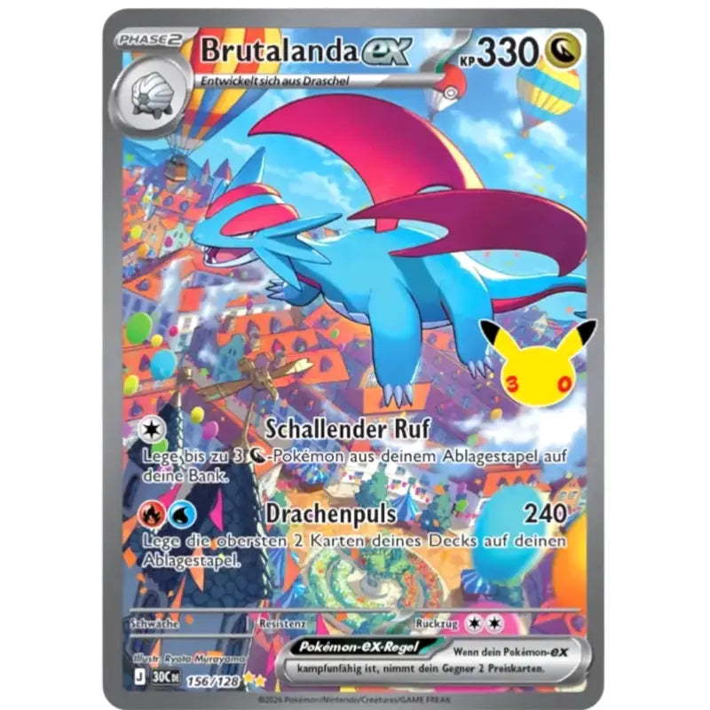 Brutalanda ex 156/128 Pokémon Sammelkartenspiel kaufen - 1
