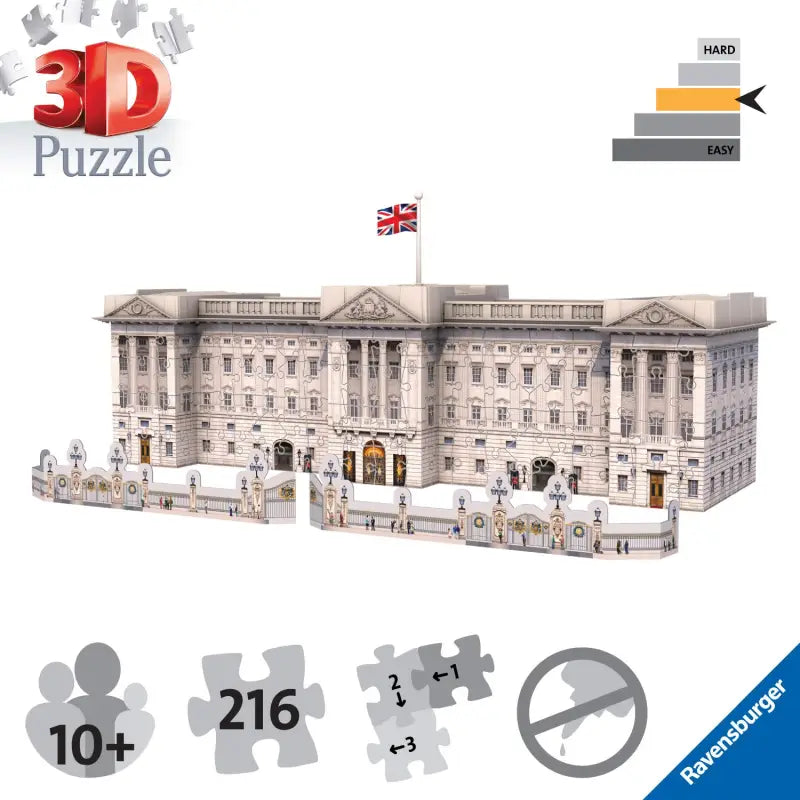 Buckingham Palace 3D Puzzle für Erwachsene - 4