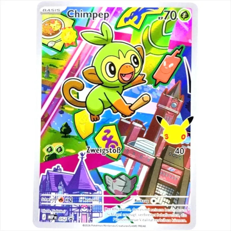 Chimpep MEP DE 052 Blackstar Promo 30 Jahre Pokémon kaufen - 1