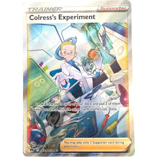 Colress’s Experiment GG59 GG70 Crown Zenith Holo Karte - 1
