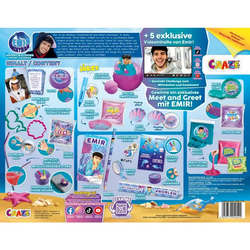 CRAZE Adventskalender 2026 Emir Bayrak Mermaid kaufen – TikTok Star - 2