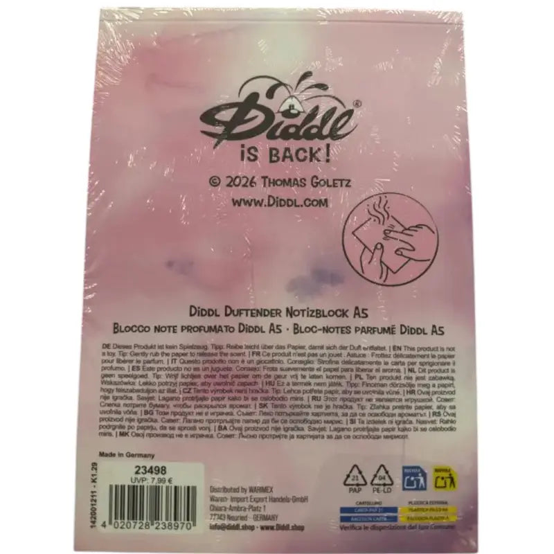 Diddl Block A5 mit Duft – Waschtag | TradingToys - 2