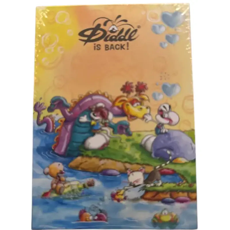 Diddl Block A6 – Drachenmotiv am Wasser | TradingToys - 1