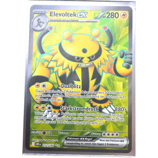 Elevoltek Ex DRI DE 212/182 - Ewige Rivalen - Pokemon Karte - 1