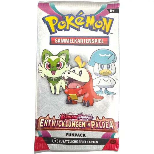 Entwicklungen in Paldea Booster Pokémon Sammelkartenspiel Funpack - 1