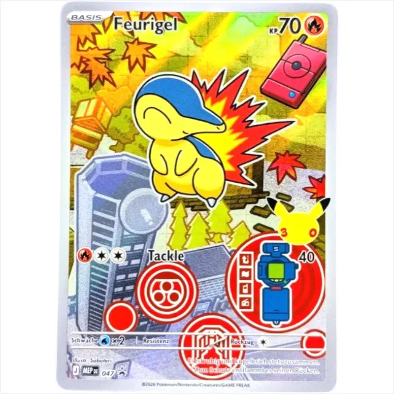 Feurigel MEP DE 047 Blackstar Promo 30 Jahre Pokémon kaufen - 1