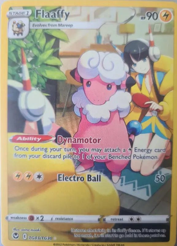 Flaaffy TG03 TG30 Full Art Pokémonkarte - 1