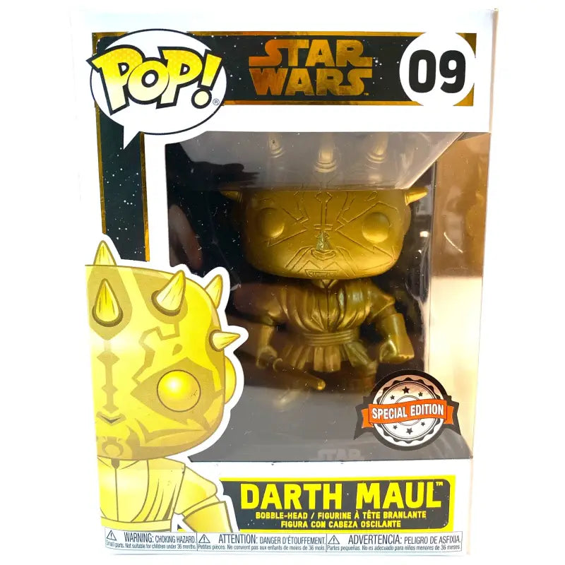 Funko Pop Darth Maul Special Edition Gold - TradingToys.de 1