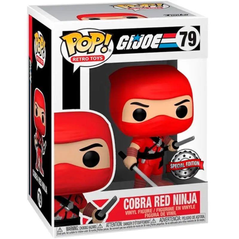 Funko Pop G.I. Joe Cobra Red Ninja Exclusive 79 Figur - 1