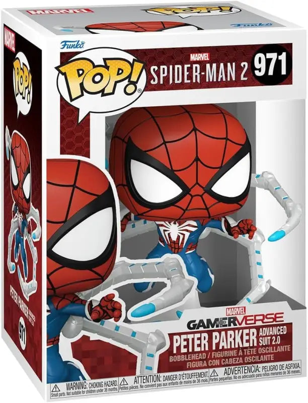 Funko Pop Spider-Man 2 Peter Parker Advanced Suit 971 - 1
