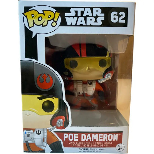 Funko Pop Star Wars | Poe Dameron - Nr.62 | Vinyl Figur - 1