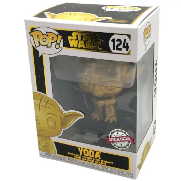 Funko Pop Vinyl Star Wars - Yoda Gold Special Edition 124 - TradingToys.de 1