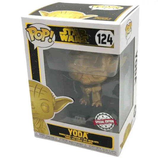 Funko Pop Vinyl Star Wars - Yoda Gold Special Edition 124 - 1