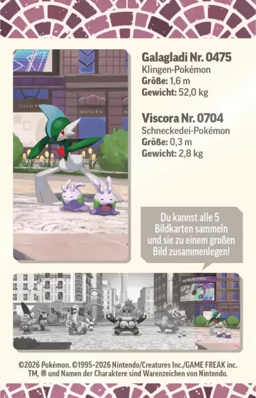 Pokémon Mini-Tin Galagladi & Viscora kaufen | TCG – TradingToys - 2