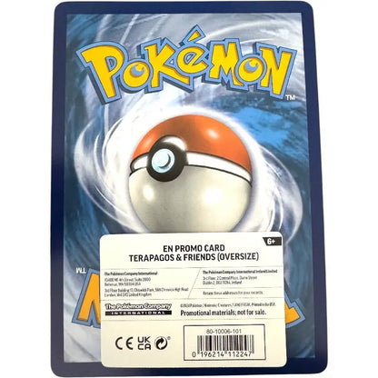 Große Pokémon Karte Terapagos & Friends XXL Promo-Karte | Sammelkarte kaufen - TradingToys.de 2