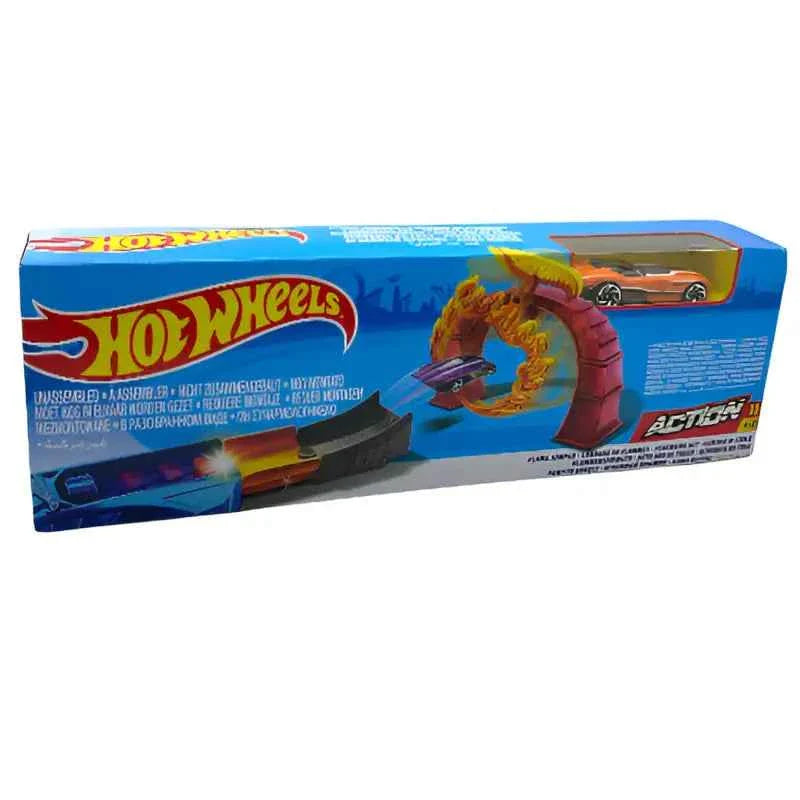 Hot Wheels Action Spielset - Mega Rampe mit Feuerring | TradingToys - 1