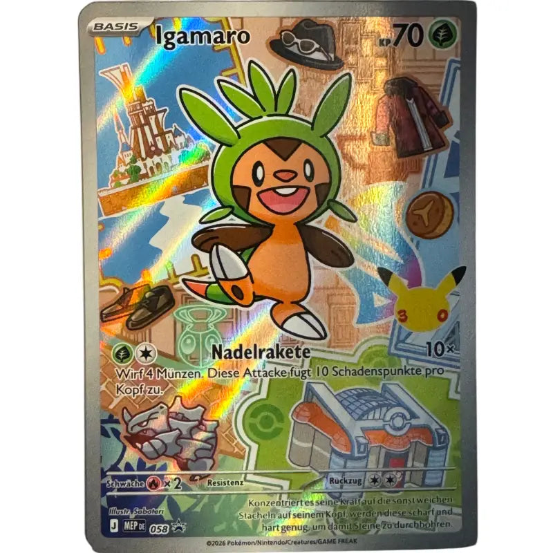 Igamaro J MEP DE 058 | Pokémon 30 Jahre Blackstar Promo - 1