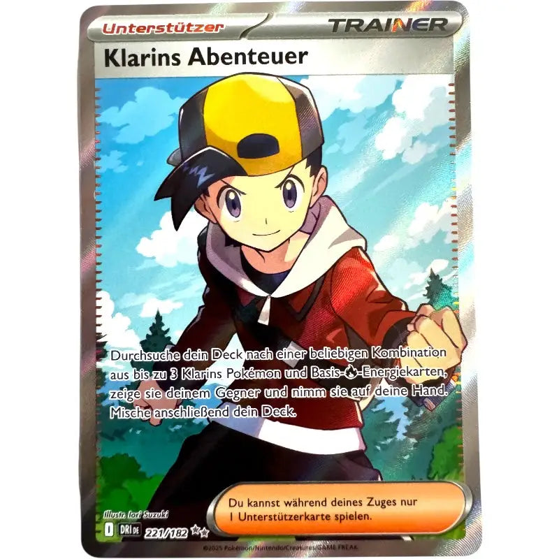 Klarins Abenteuer Pokemon Trainer Karte kaufen - 1
