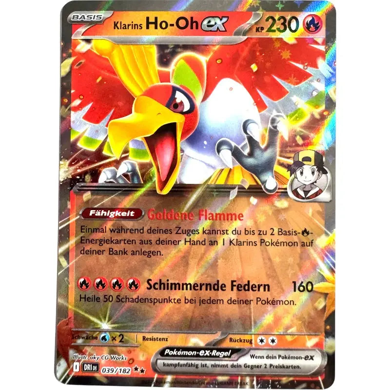 Klarins Ho-Oh Ex Ewige Rivalen Pokémon Karte - 1