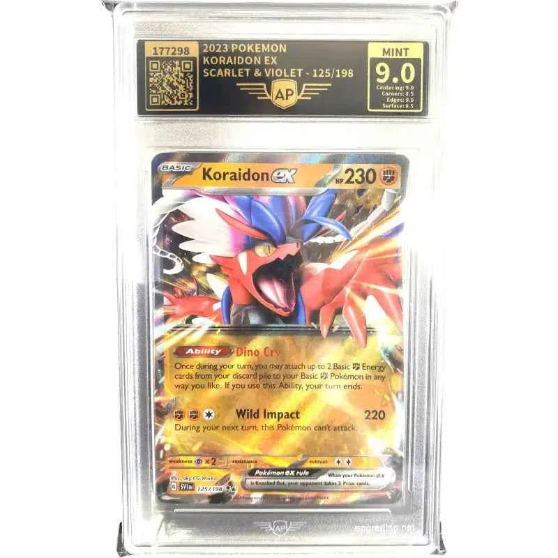 Koraidon ex SV1EN 9.0 Mint Pokemon Karte gegradet - 1