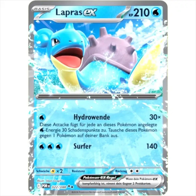 Lapras ex POR DE 022/088 Optimale Ordnung Mega Entwicklung kaufen - 1