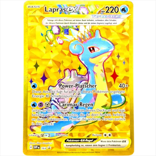 Lapras ex SVP DE 164 Terakristall Gold Blackstar Promo kaufen - 1