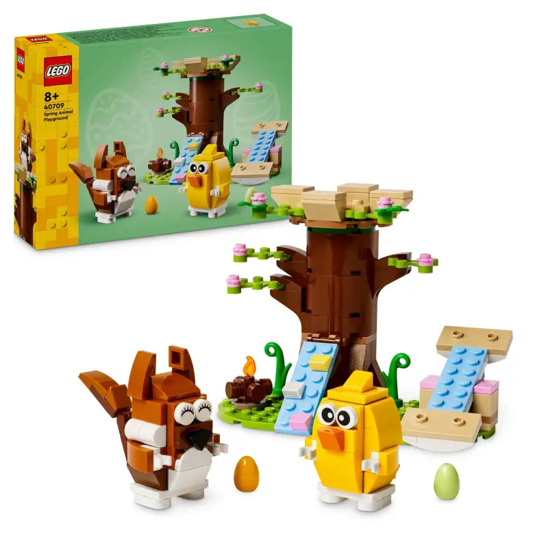 LEGO® 40709 Frühlingstierspielplatz – Baumhaus Tierfiguren & Geschenkidee - 1