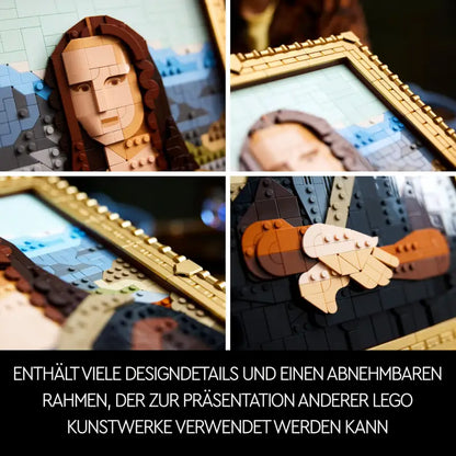 LEGO Art 31213 Mona Lisa kaufen – Leonardo da Vinci Gemälde für Erwachsene - 4