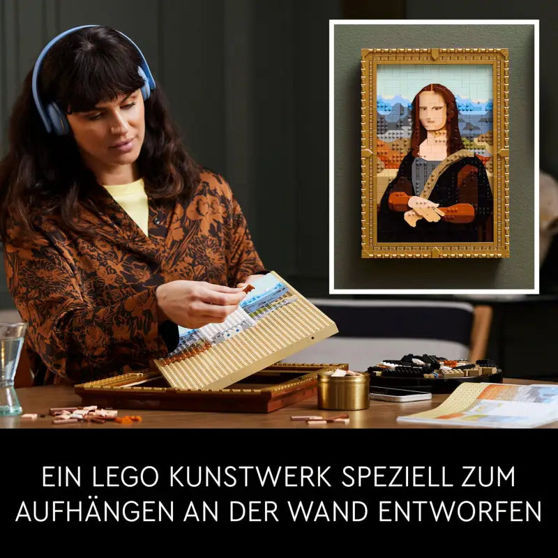 LEGO Art 31213 Mona Lisa kaufen – Leonardo da Vinci Gemälde für Erwachsene - 5