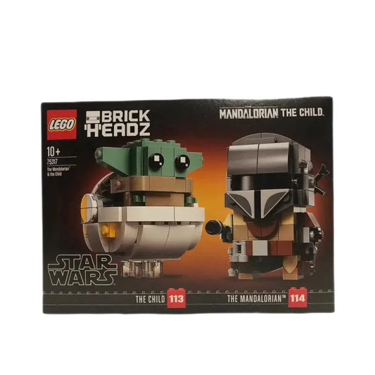 LEGO BrickHeadz | Star Wars | 75317 | Der Mandalorianer und das Kind - 1