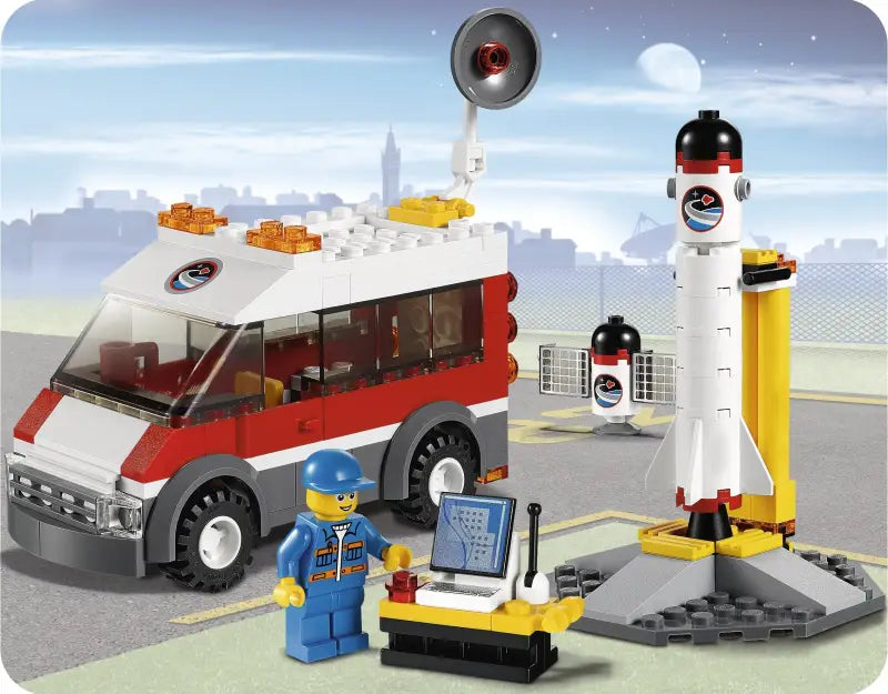 Lego City Astronauten Satellitenstartrampe 3366 - 2