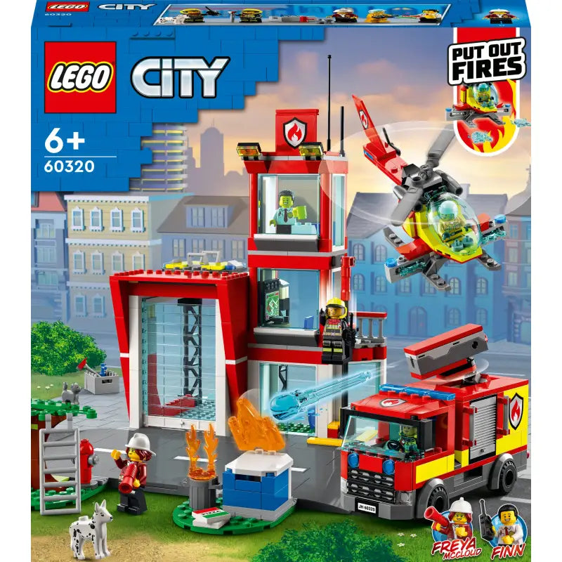 LEGO City Feuerwache Feuerwehr-Feuerwehrauto-Hubschrauber 60320 - 2