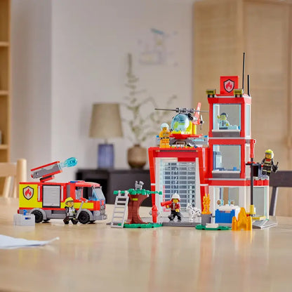 LEGO City Feuerwache Feuerwehr-Feuerwehrauto-Hubschrauber 60320 - 5