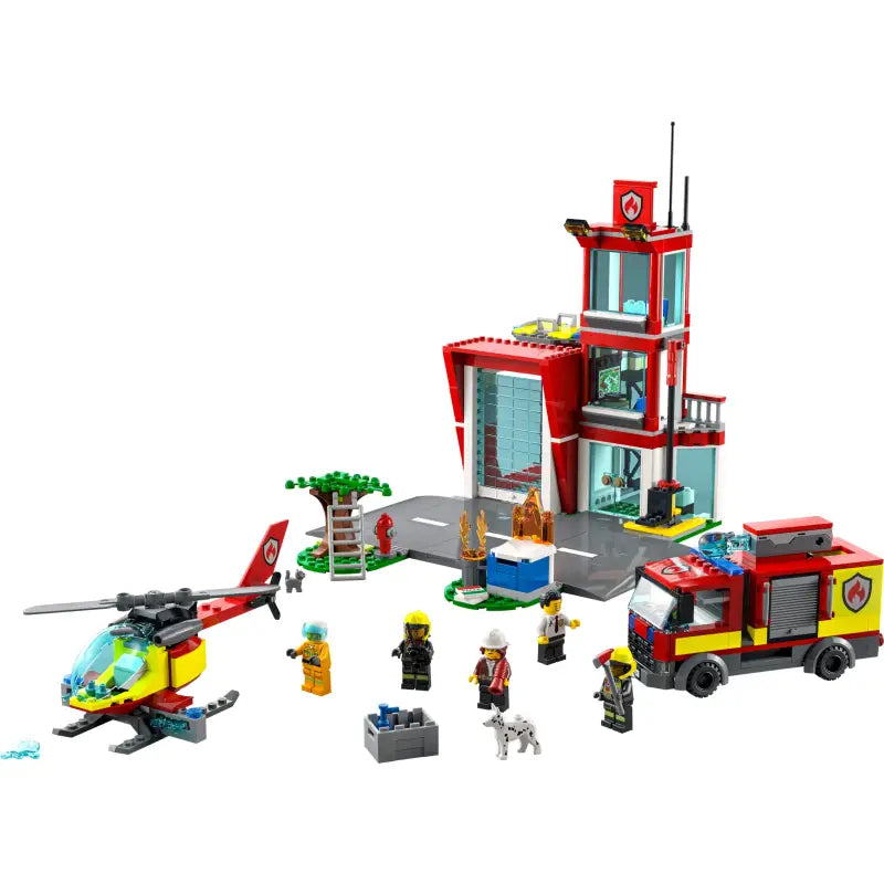 LEGO City Feuerwache Feuerwehr-Feuerwehrauto-Hubschrauber 60320 - 3