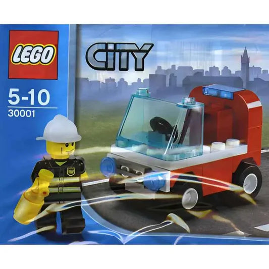 LEGO City Fireman’s Car Feuerwehrmann Auto Polybag 30001 - 1
