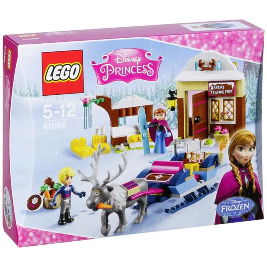 Lego disney princess 41066 anna und kristoff schlittenabenteuer mit grauem rentier und lila umhängen spielzeug online kaufen