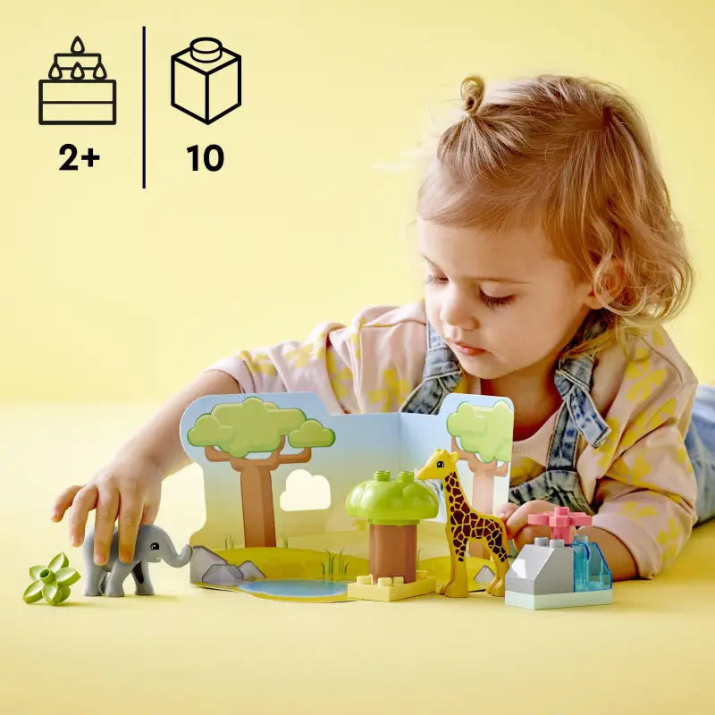 LEGO DUPLO Wilde Tiere Afrikas Lernspielzeug für Jungen - 3