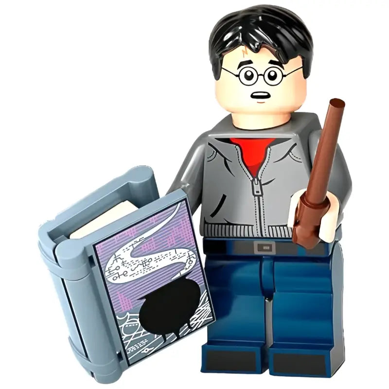 LEGO Figur Harry Potter Zivil 71028 – Serie 2 | Sammlerfigur mit Half-Blood Prince Buch - 1