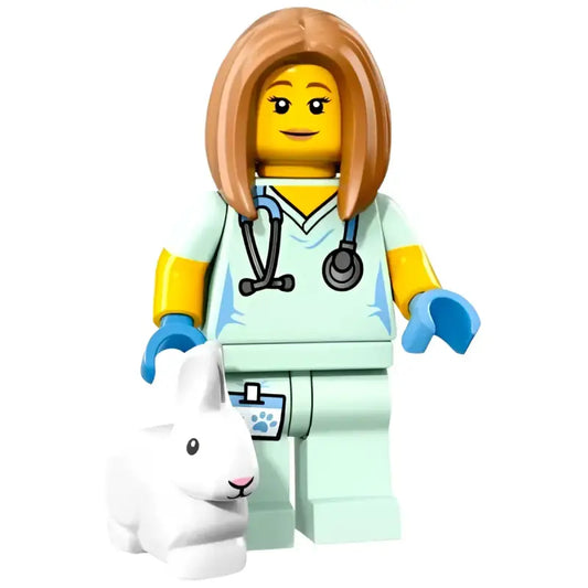 Lego Figur Tierärztin Nr.5 - Serie 17 - Pack 71018 - 1