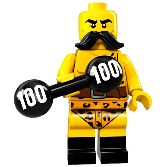 Lego Figur Zirkus Kraftprotz - Minifigures Serie 17 Pack 71018 - 1