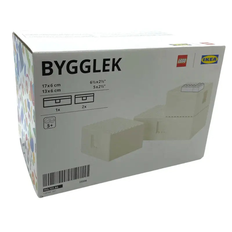 Lego Ikea Bygglek Set Legosteine Aufbewahrungsbox 17x6 cm - 1