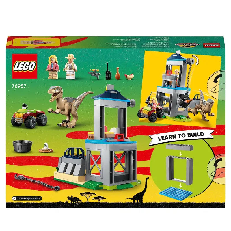 LEGO Jurassic Park Flucht des Velociraptor 76957 - 3