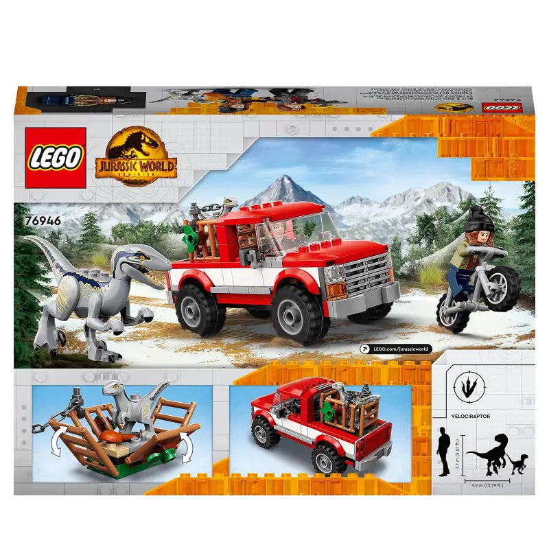 LEGO Jurassic World Blue & Beta in der Velociraptor-Falle, - 7