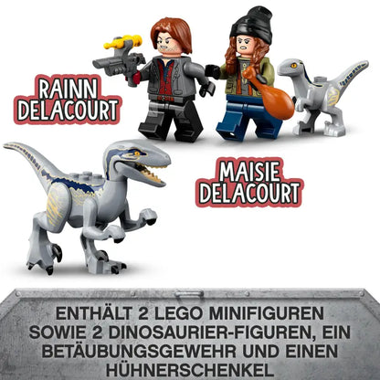 LEGO Jurassic World Blue & Beta in der Velociraptor-Falle, - 3