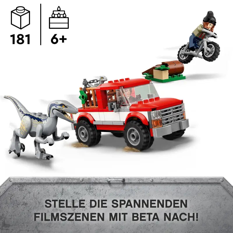 LEGO Jurassic World Blue & Beta in der Velociraptor-Falle, - 2